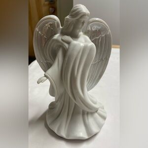 Elegant White Angel Figurine